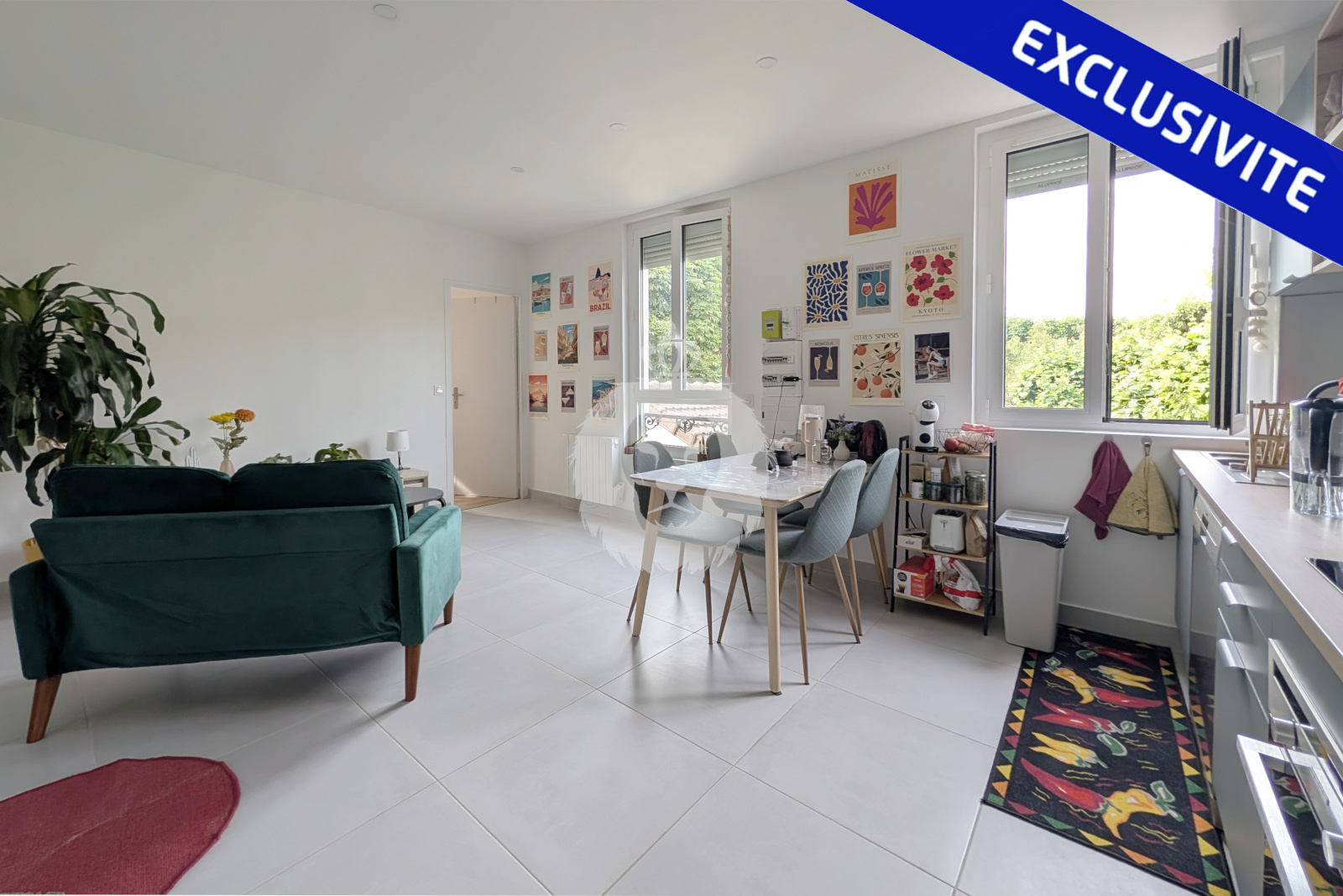 T3 EN DUPLEX DERNIER ETAGE AUX MURIERS